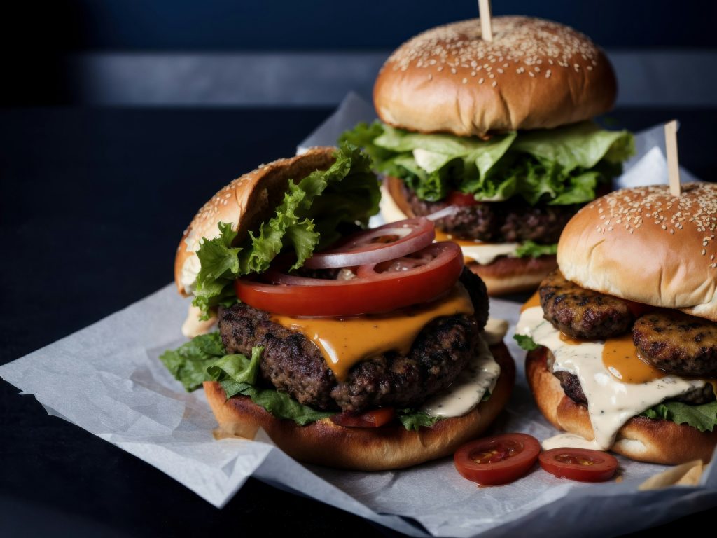 Bacon and Cheese Gourmet Burger